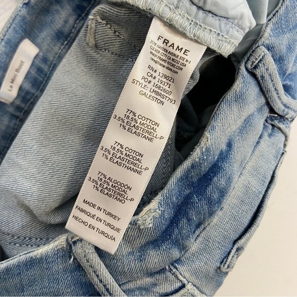 NWT Frame Denim Le Mini Boot Slit size 26 (flawed) - Picture 9 of 15